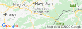 Roznov Pod Radhostem map